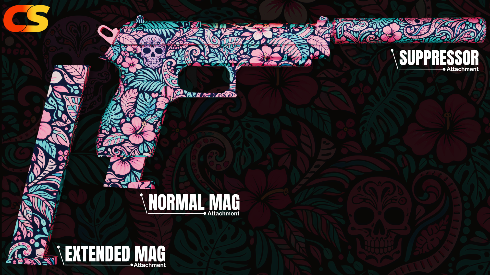 [TROPICAL REAPER ( PISTOL )] OX-INVENTORY { WEAPON}
