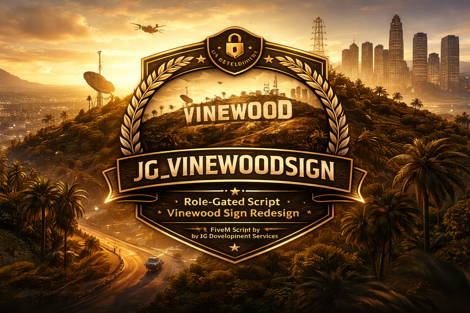 JG Vinewood Sign