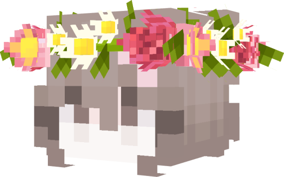Pink Flower Crown