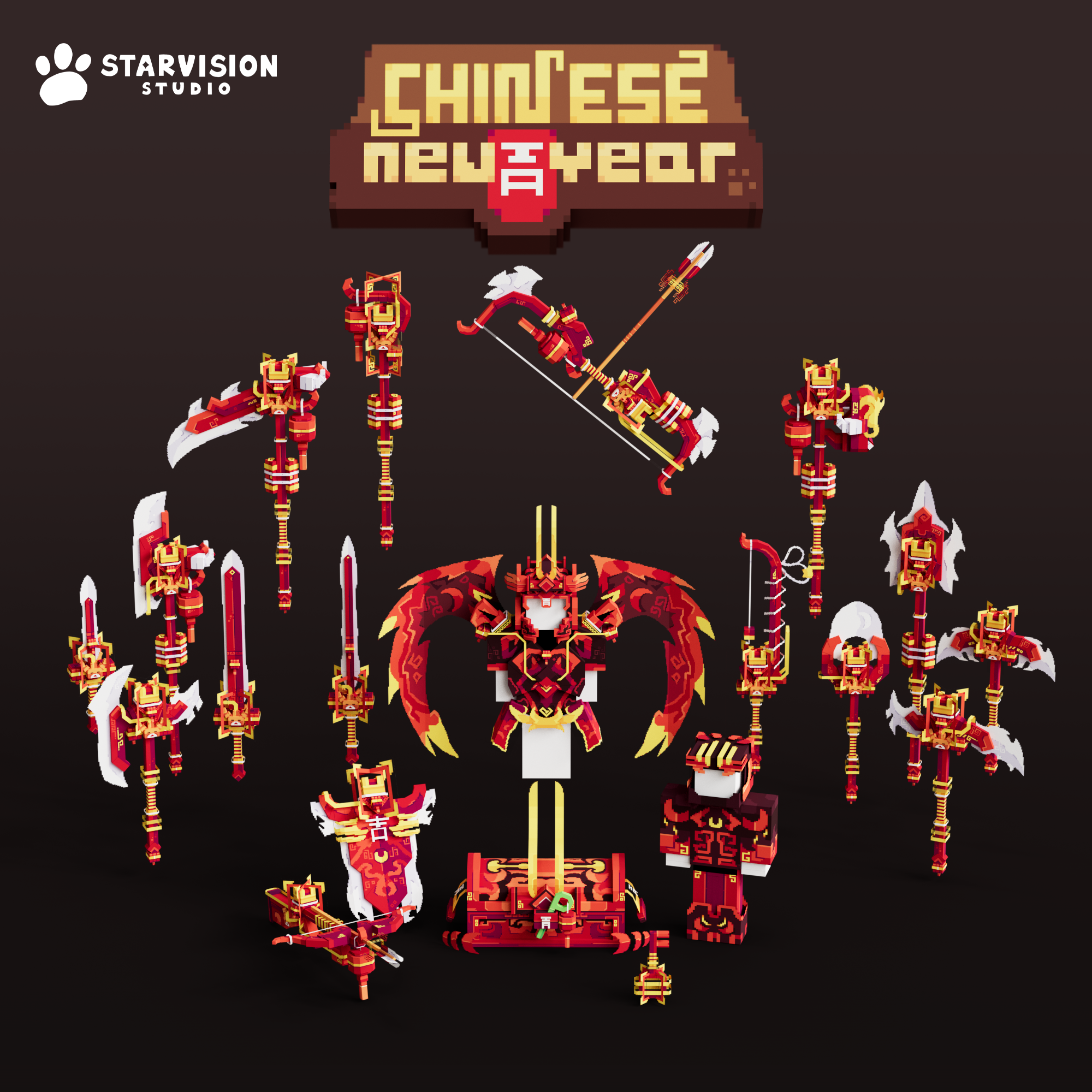 Chinese New Year 2026 Wrap Bundle