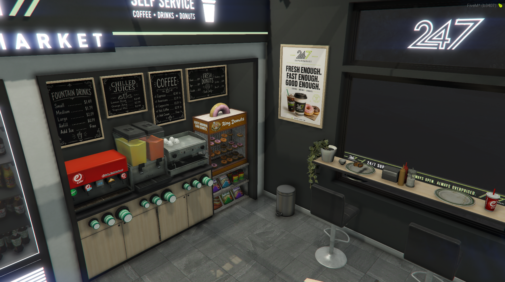 Modern 24/7 Supermarket