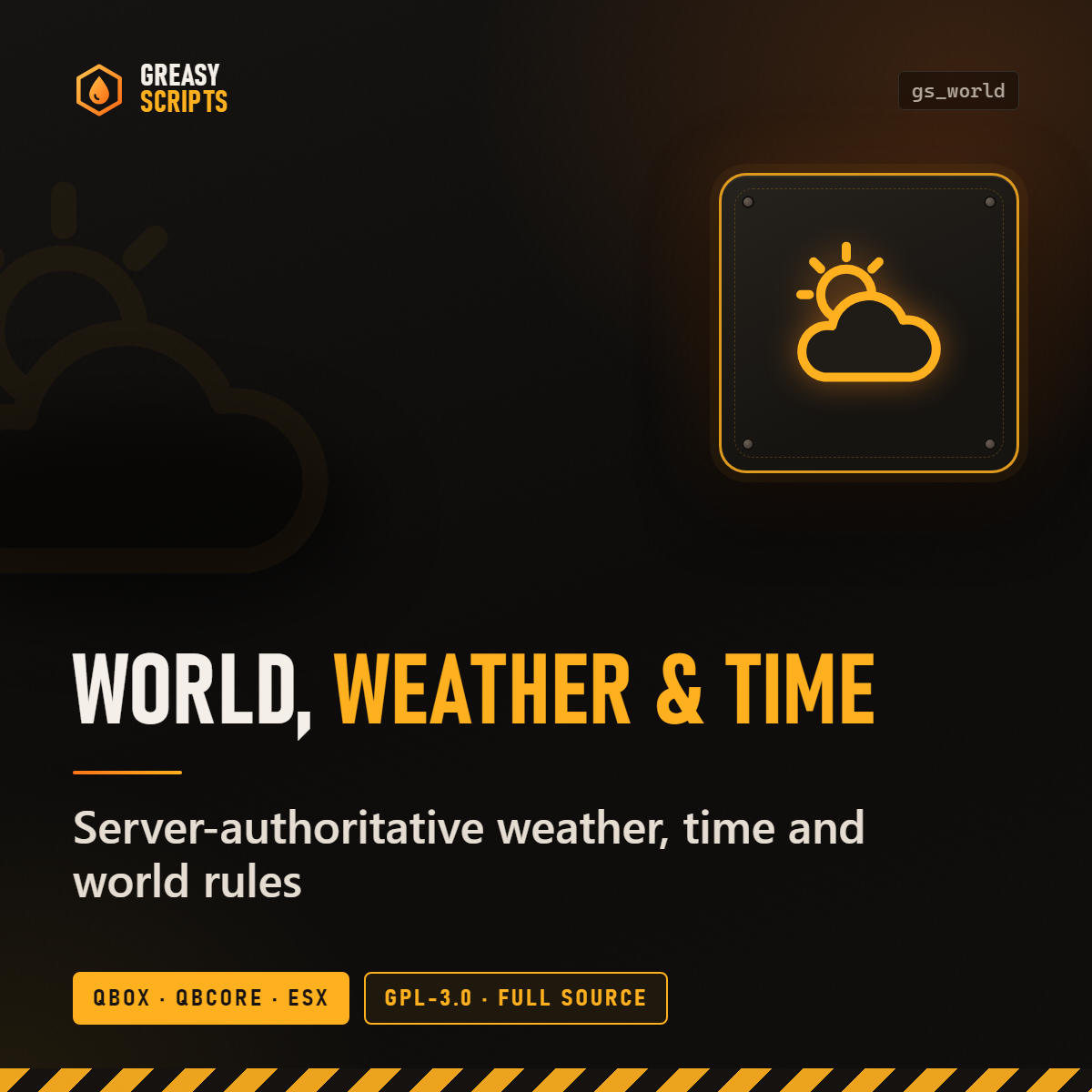 Greasy World - Weather, Time & World Control