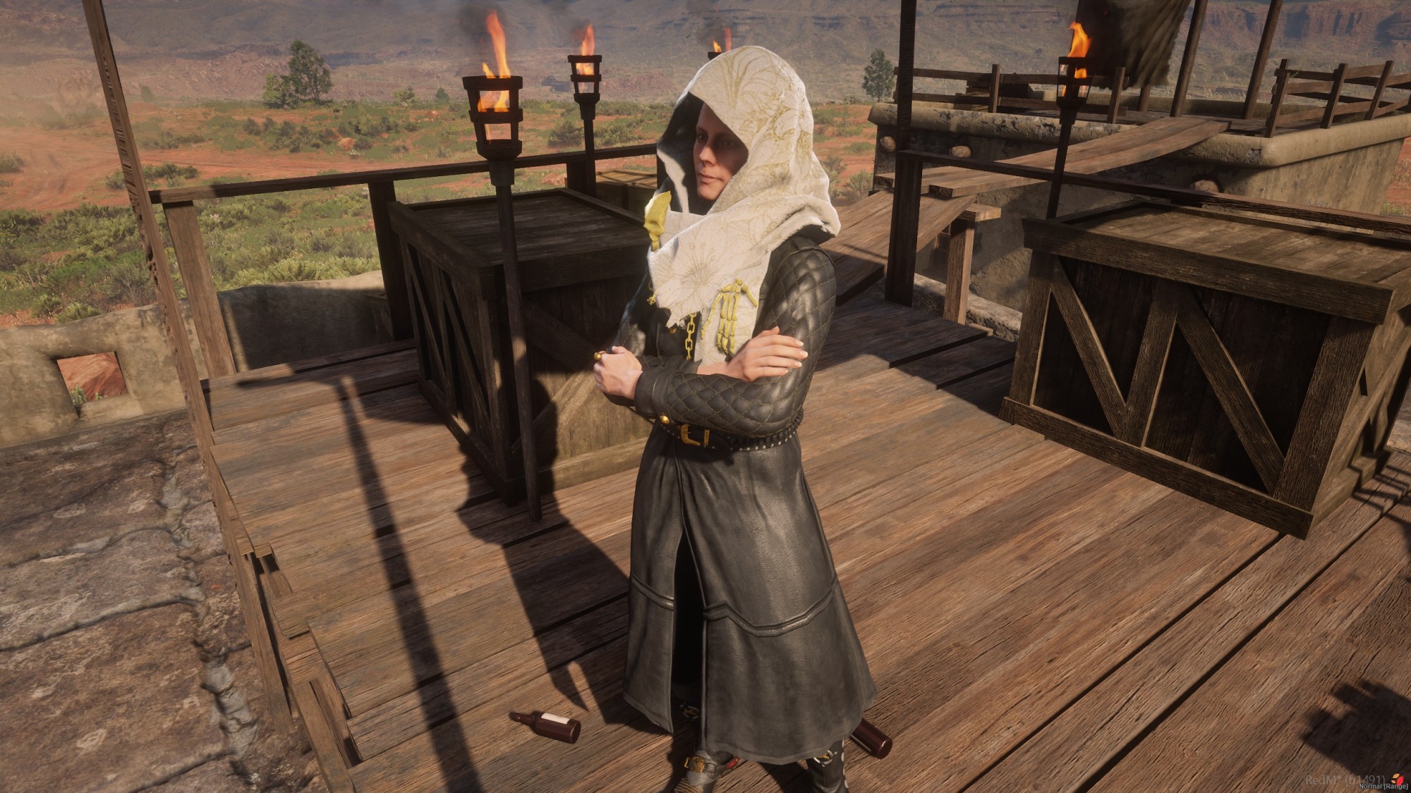 Hawk SkullChain Hood