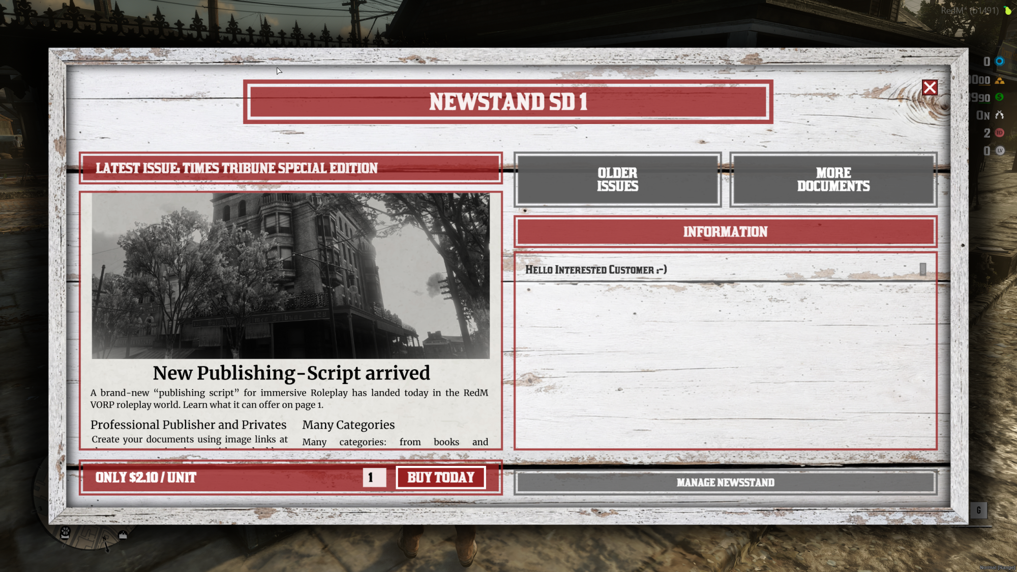 Immersive Publishing Script