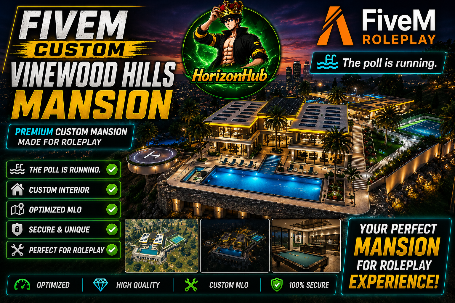 custom vinewood hills mlo