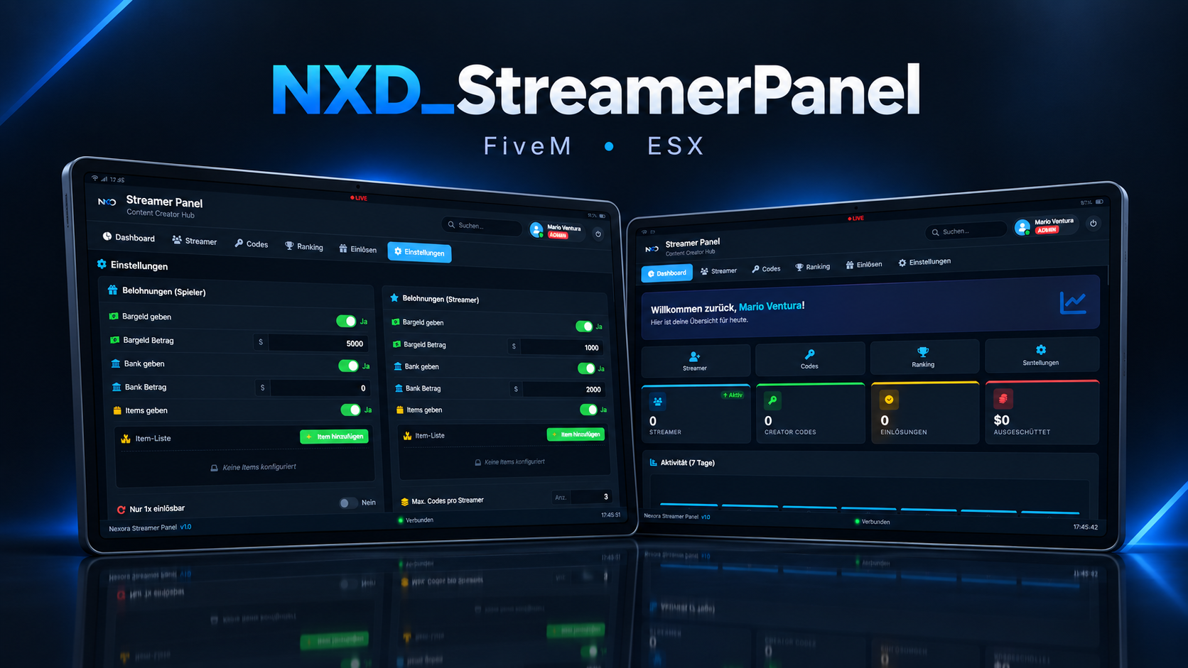 NXD_StreamerPanel [ESX] [BETA]