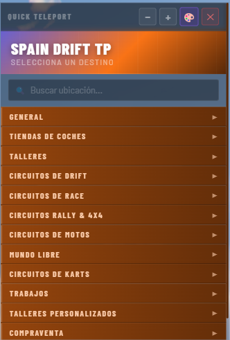 TP Menu — FiveM Script