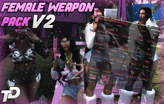 TD Female Weapon Pack V2