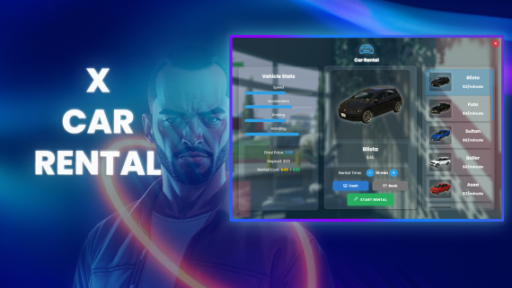 X CarRental - Premium Vehicle Rental System