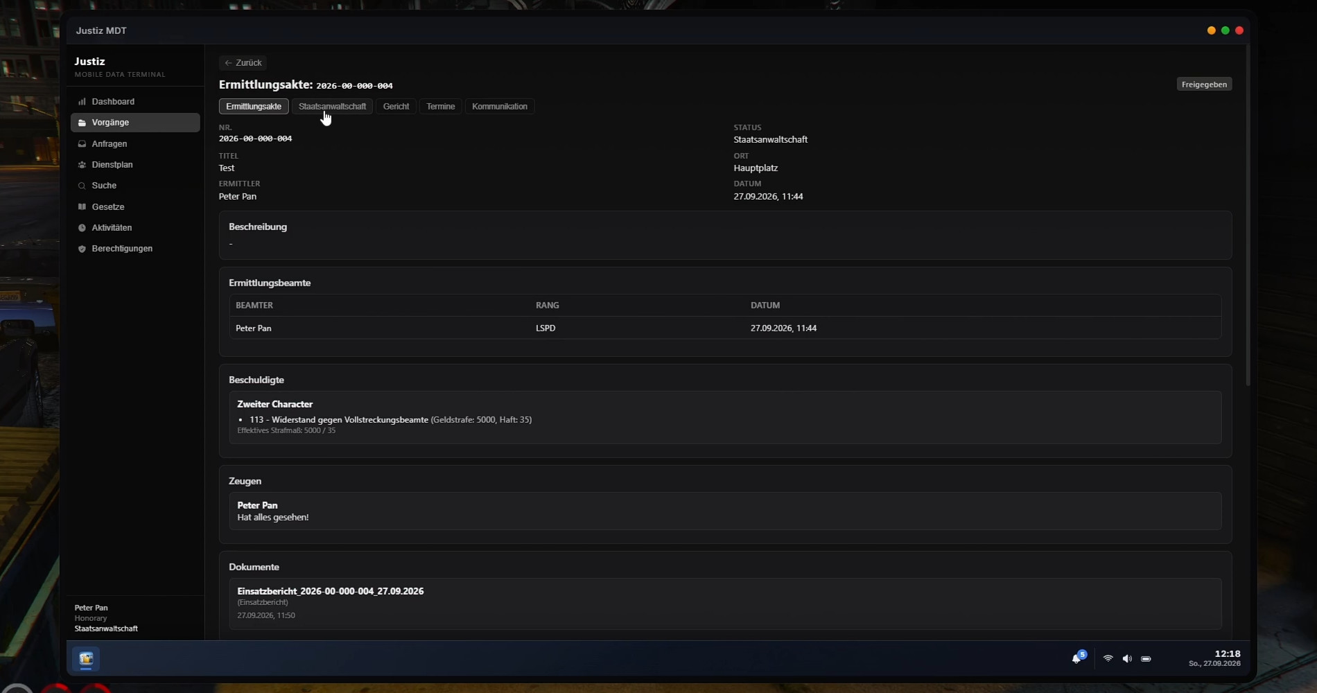 Ultimatives Justiz MDT Screenshot 4
