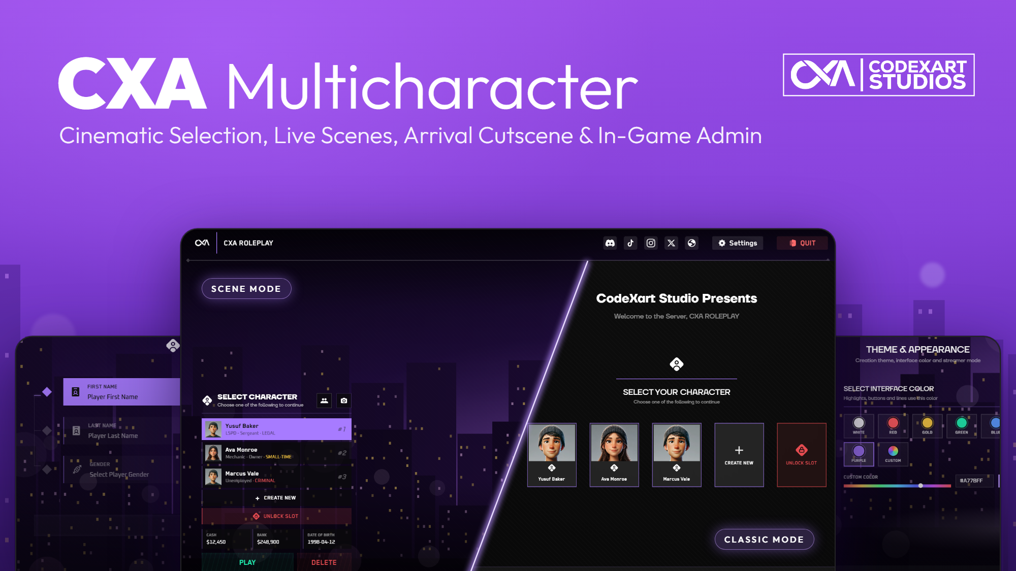 CXA Multicharacter Script Beta