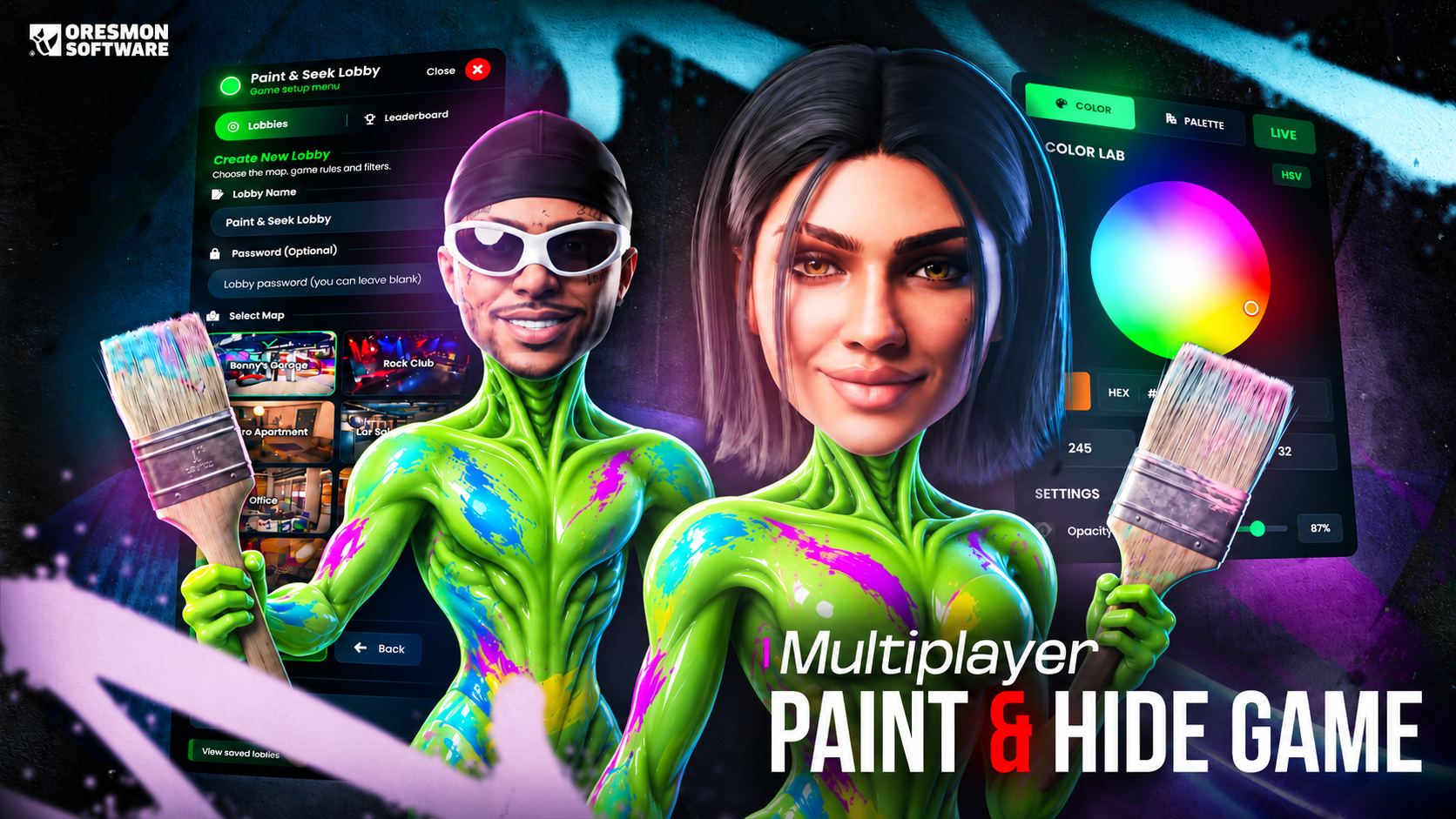 Frkn-Paint & Seek Hide & Seek, 3 Custom Maps, Animations, 3 Game Modes, Escrow | frkn