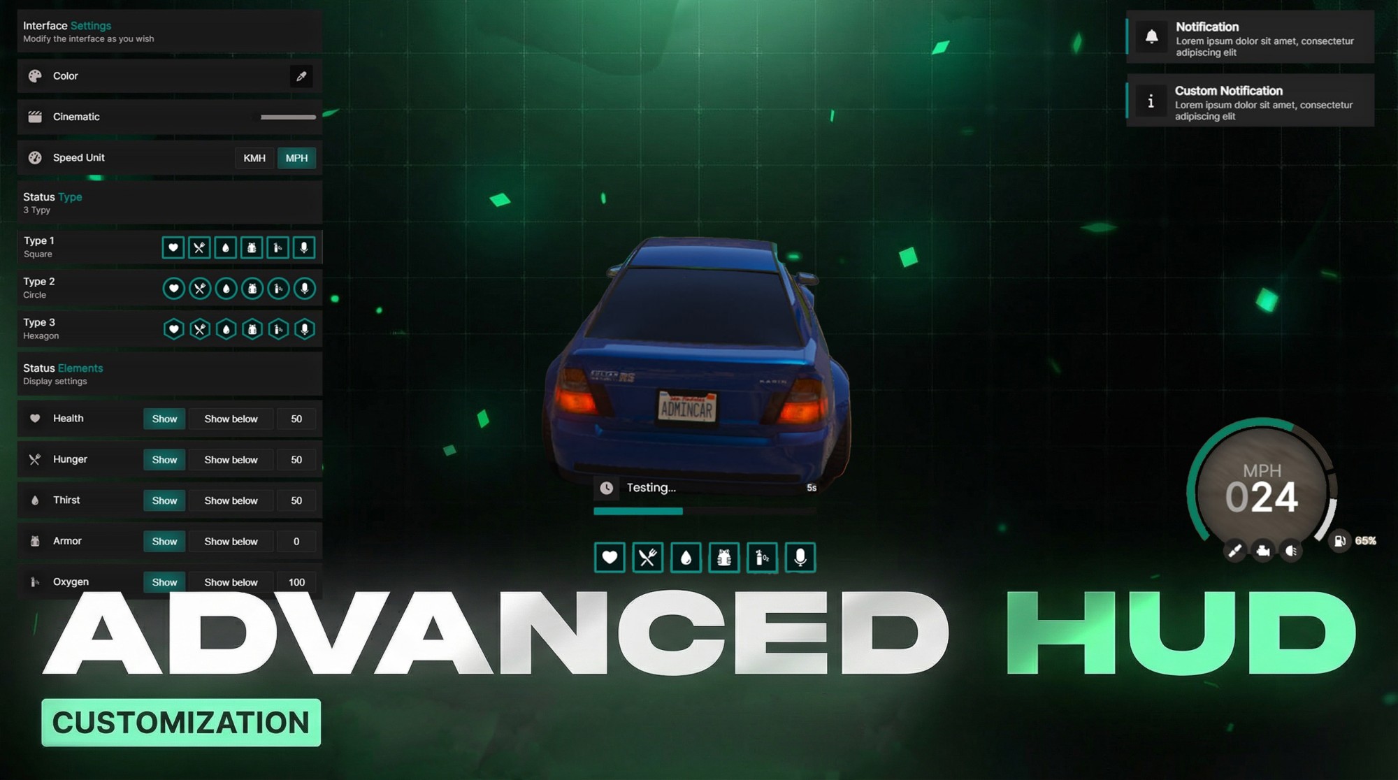 Advanced HUD