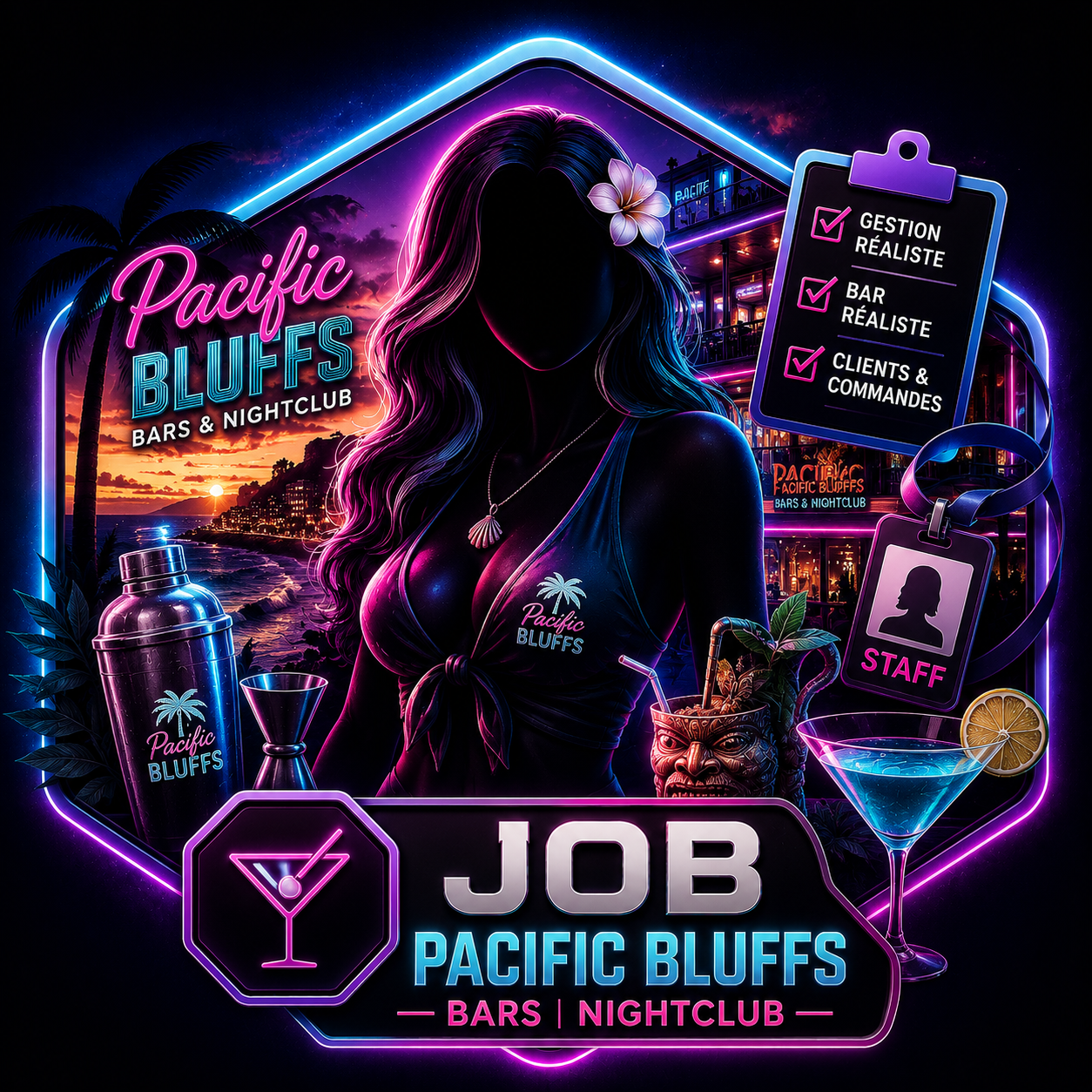FiveM ESX & OX | Ultimate Pacific Bluffs Job System