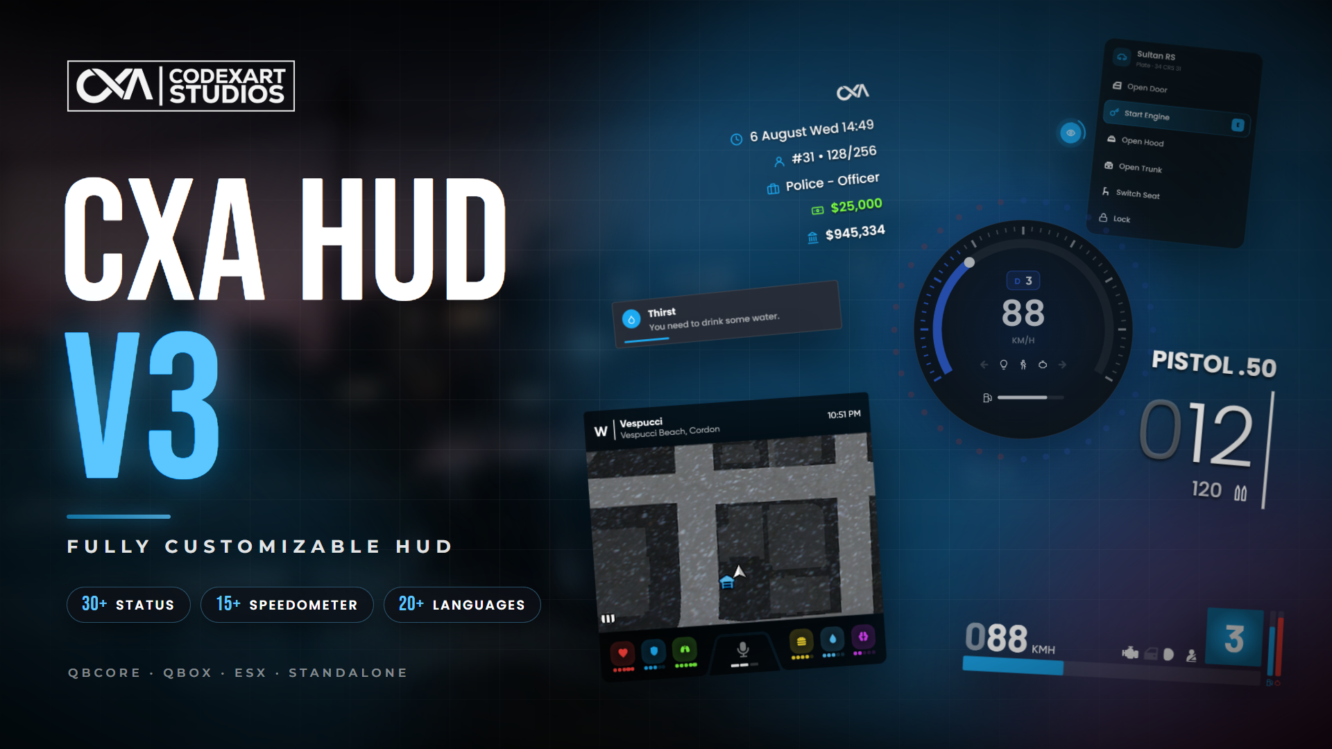 CXA Hud Script v3 Escrow