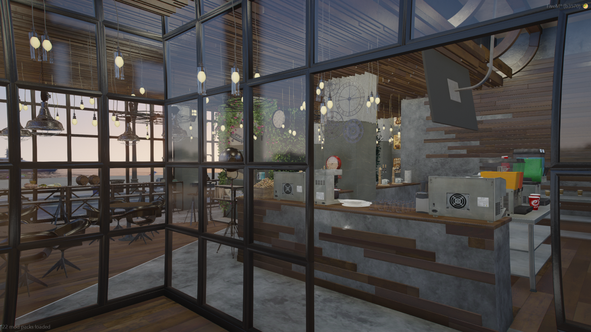 The Brutalist Coffee Shop | Hunz3D | [Free]