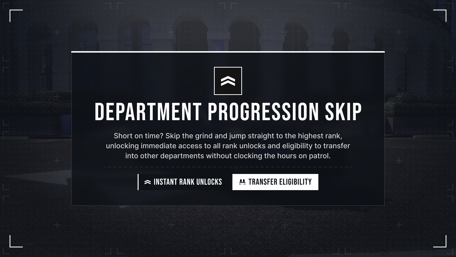 Department Progression Skip