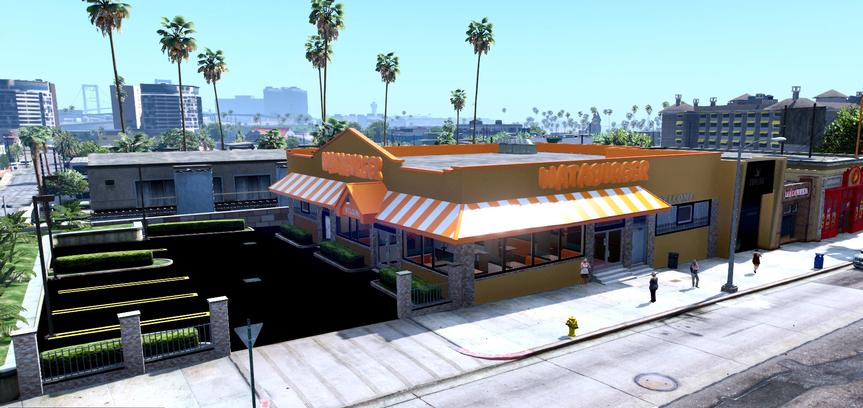 CUSTOM 🍔 WATABURGER FIVEM MLO