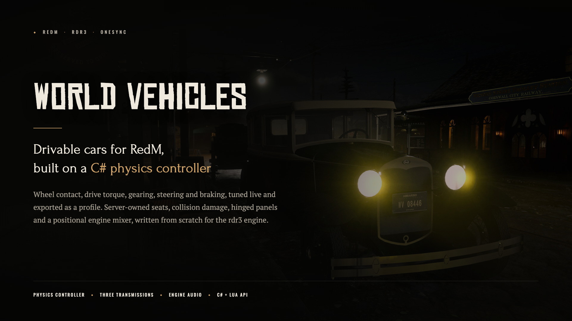 World Vehicles Core