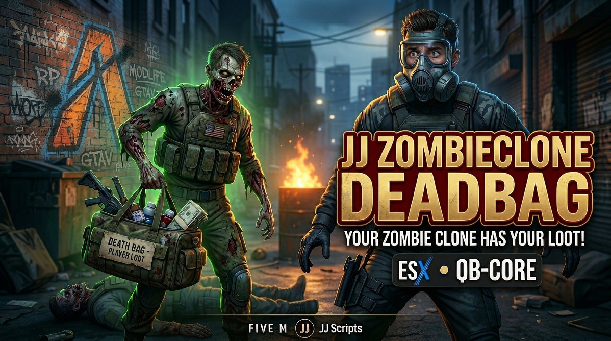 [ESX/QB] DeadBag Zombie-Clone