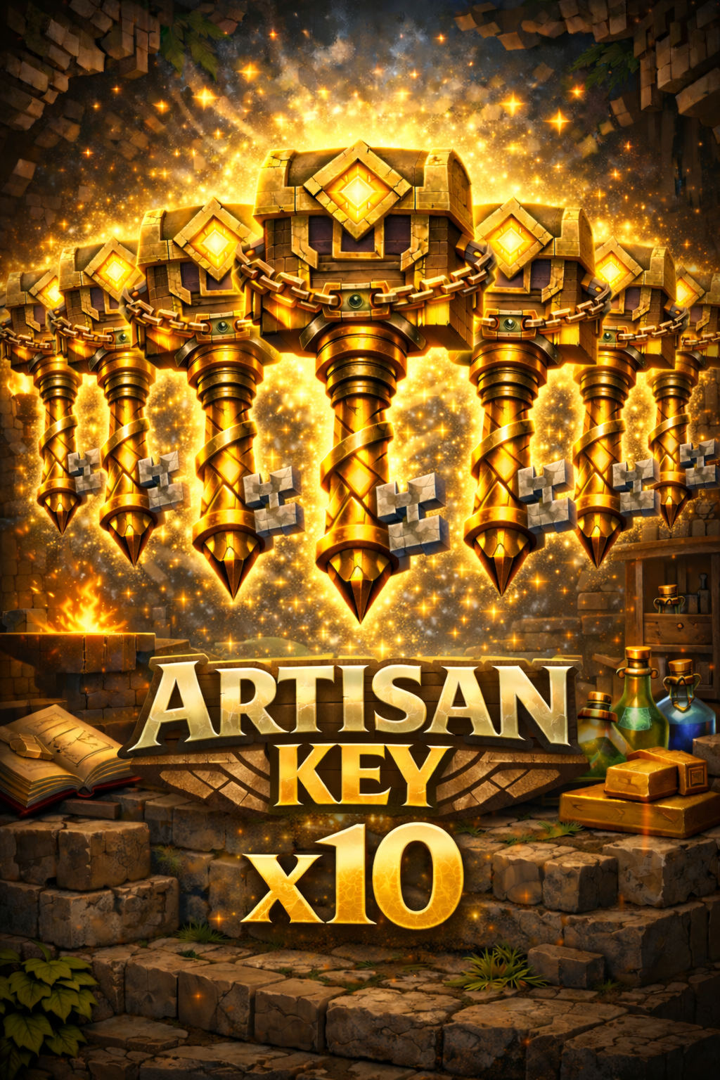 🔑 x10 Artisan Keys