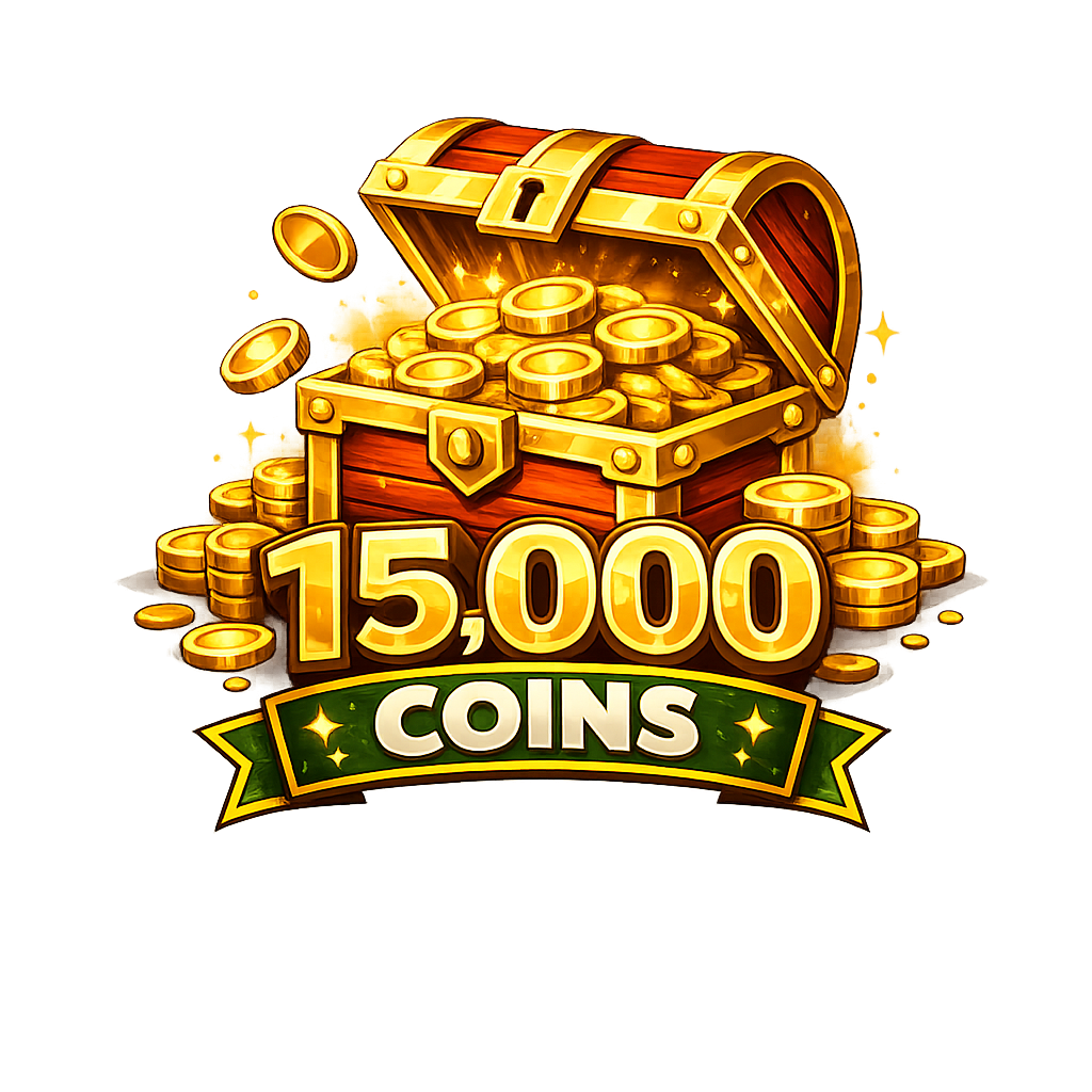 15,000 Coins (Bonus 5,000)
