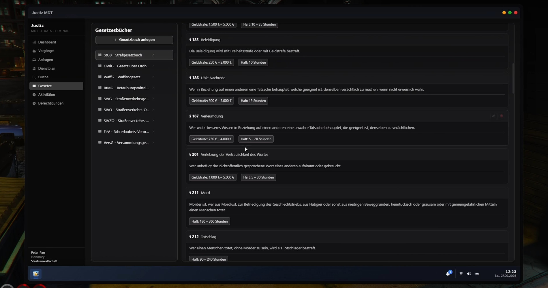 Ultimatives Justiz MDT Screenshot 10