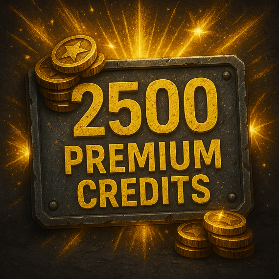2,500 Premium Credits