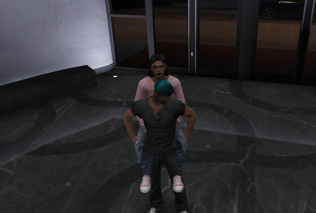 Tragen Piggyback