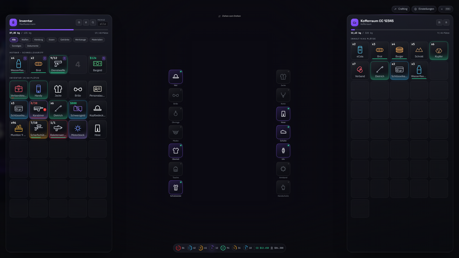 CrankChaos Inventar – Bild 3