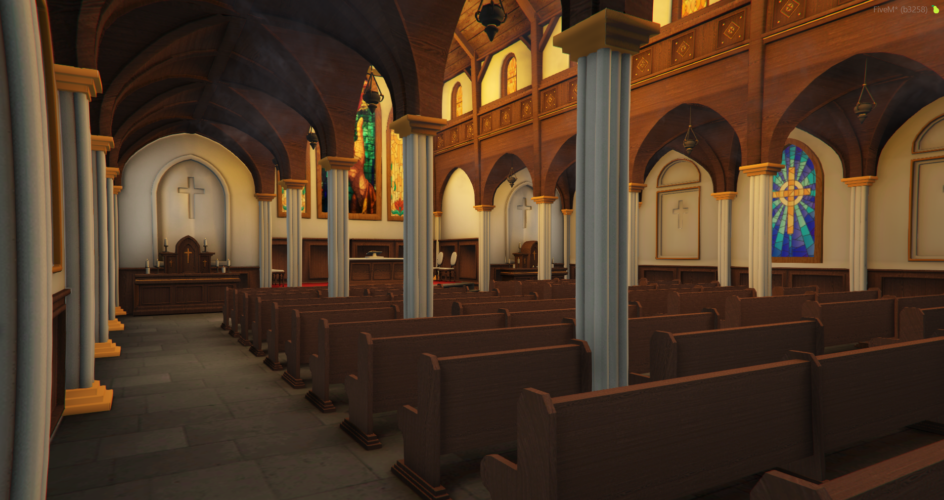 [The White Church]mlo interior exterior