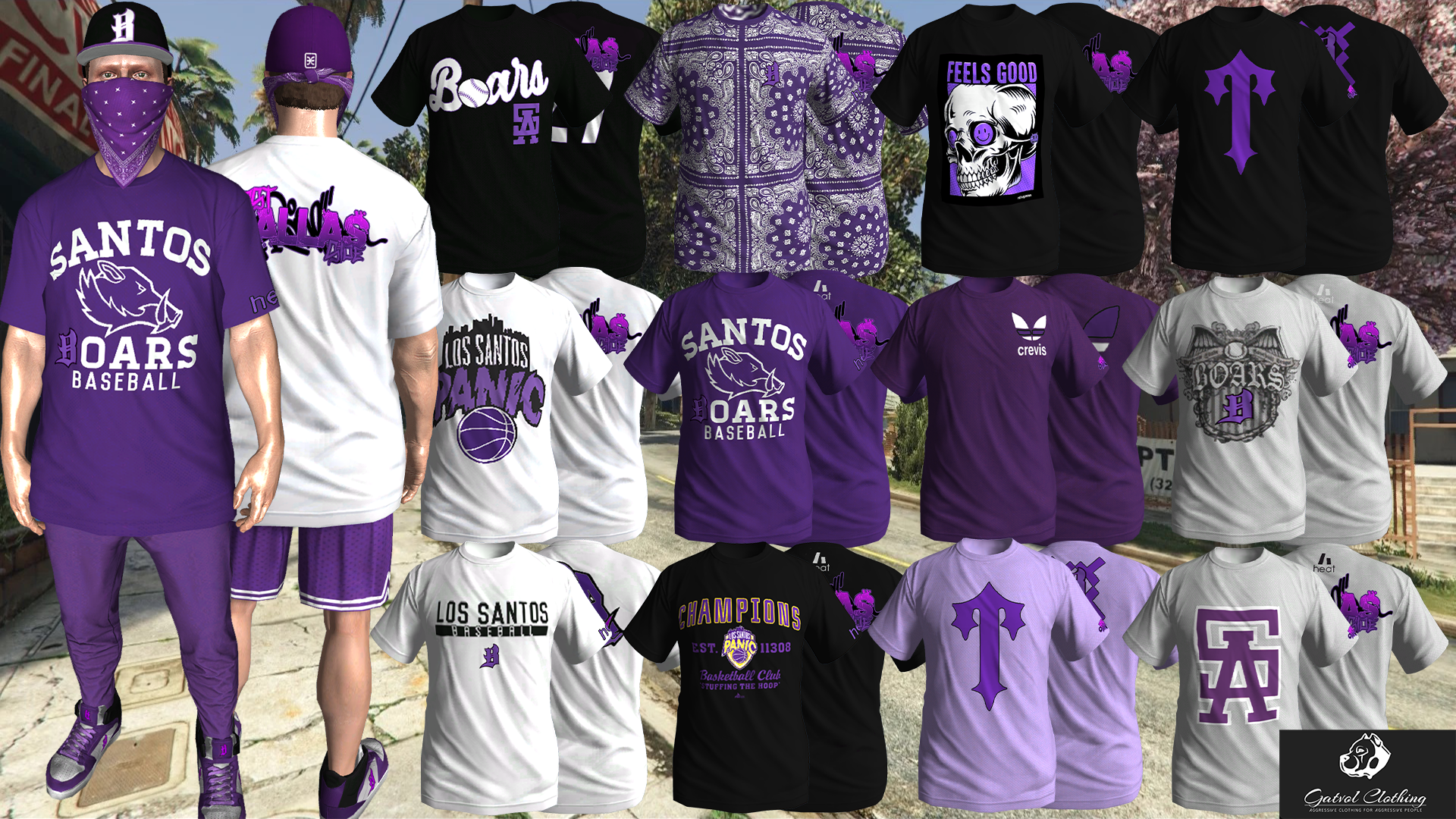 Ballas Oversized Tshirts Bundle