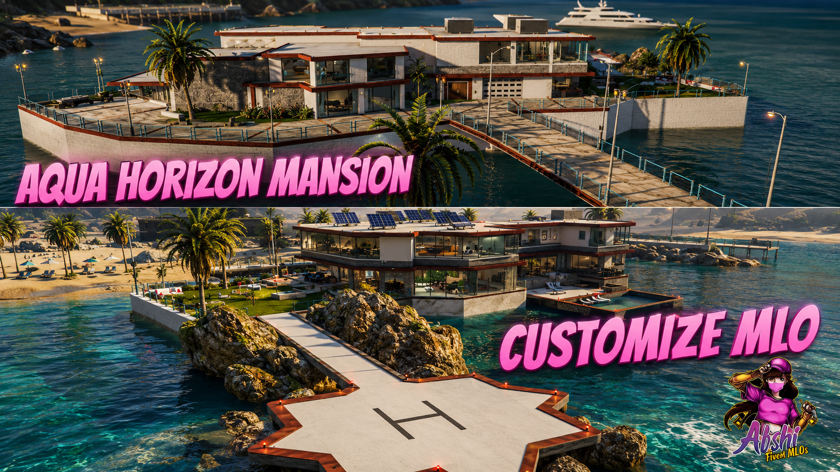 Aqua Horizon Mansion