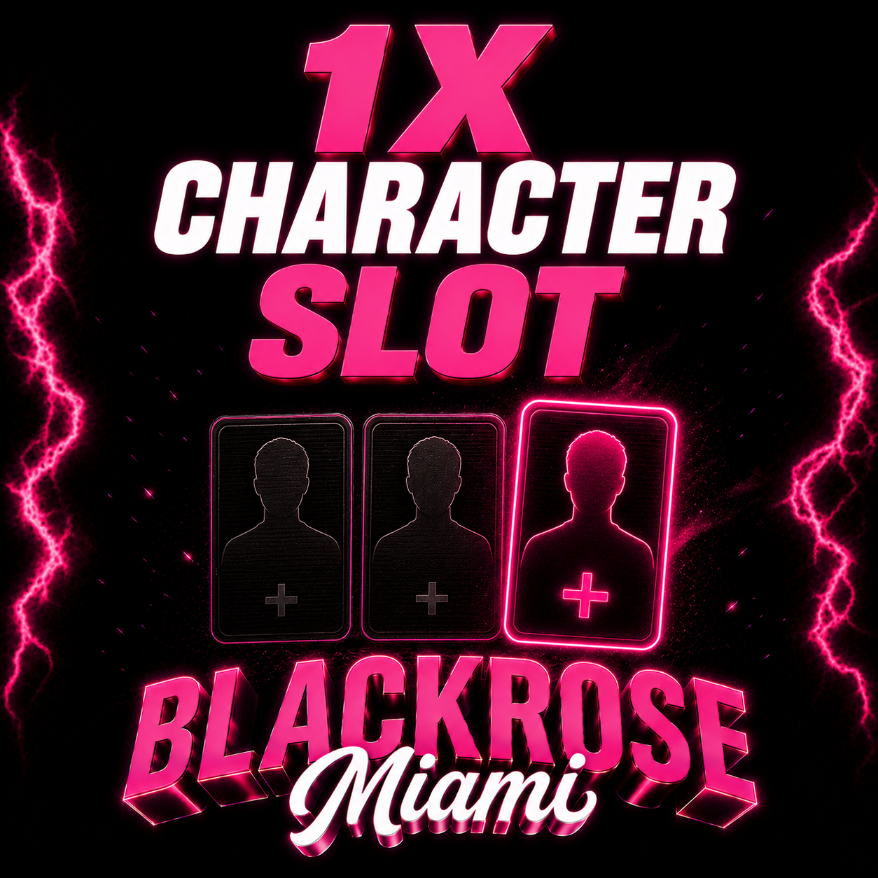 1x Character Slot Increase