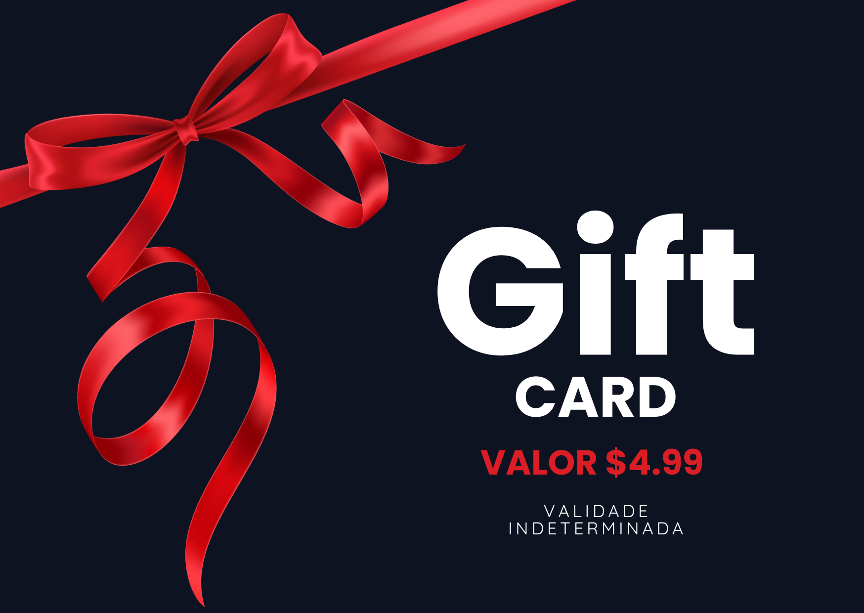 Giftcard 4.99