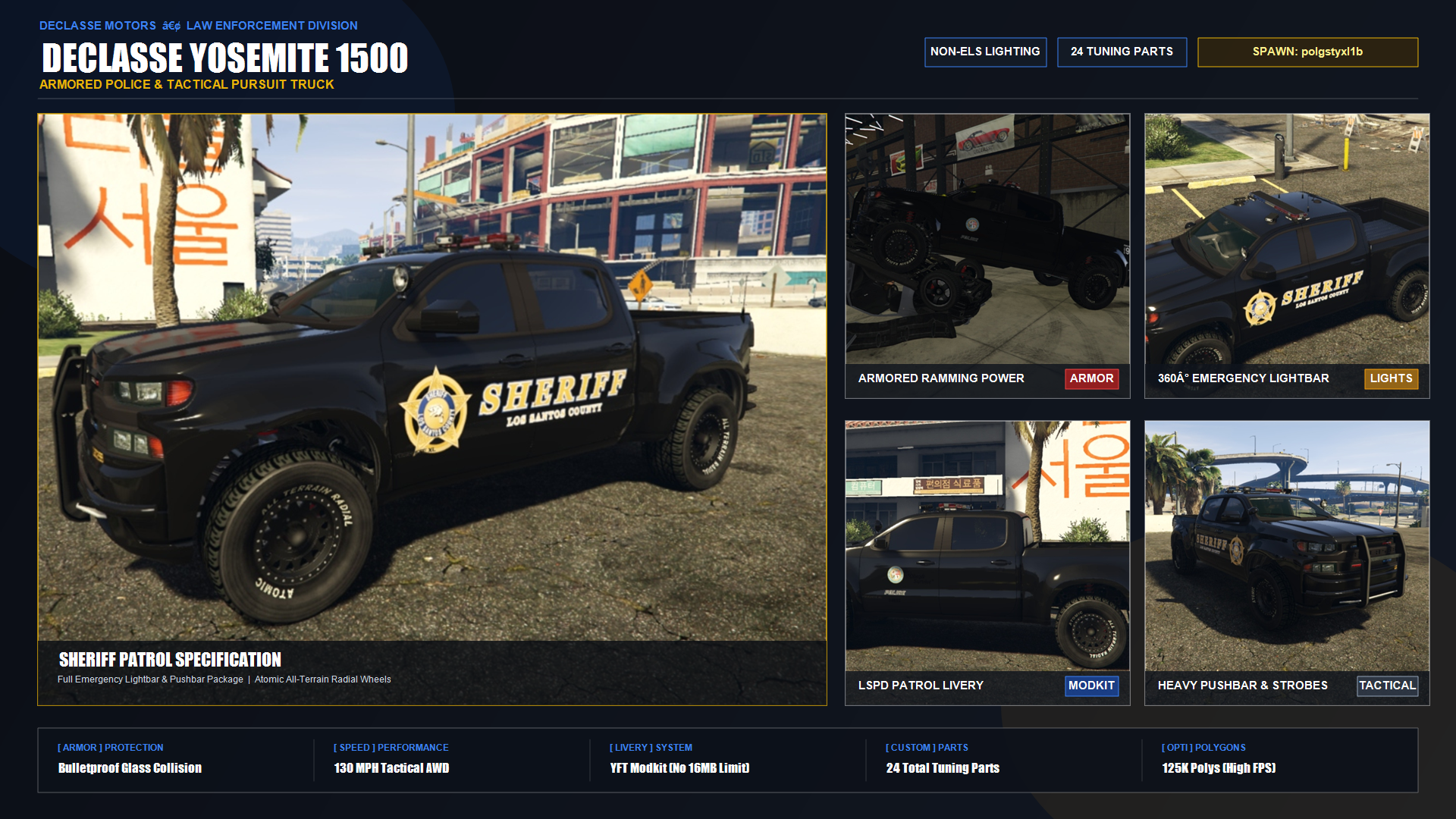 Yosemite XL DRT Police Edition