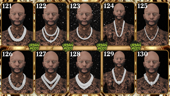 [CHAINS] PACK #13 - ONLY MODEL 3D NO FIVEM [.OBJ and TEXTURES]