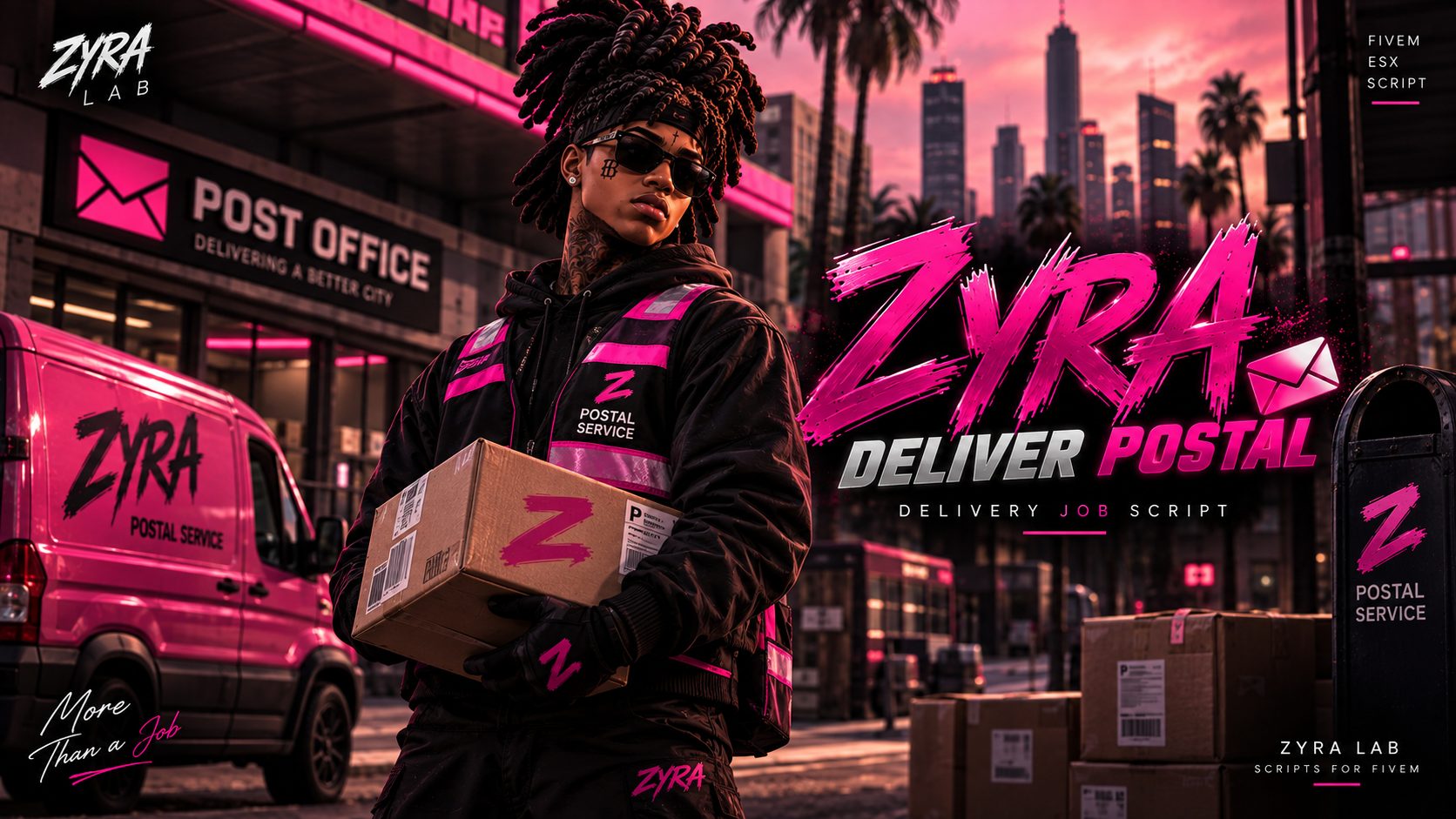 [ZYRA Postal Delivery  ]  Job  {ESCROW}