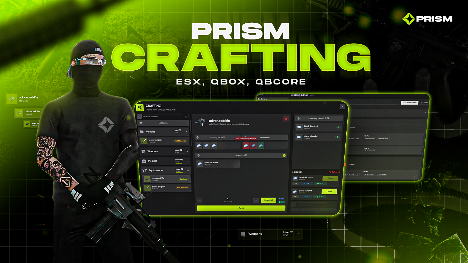 Prism - Crafting [OS]