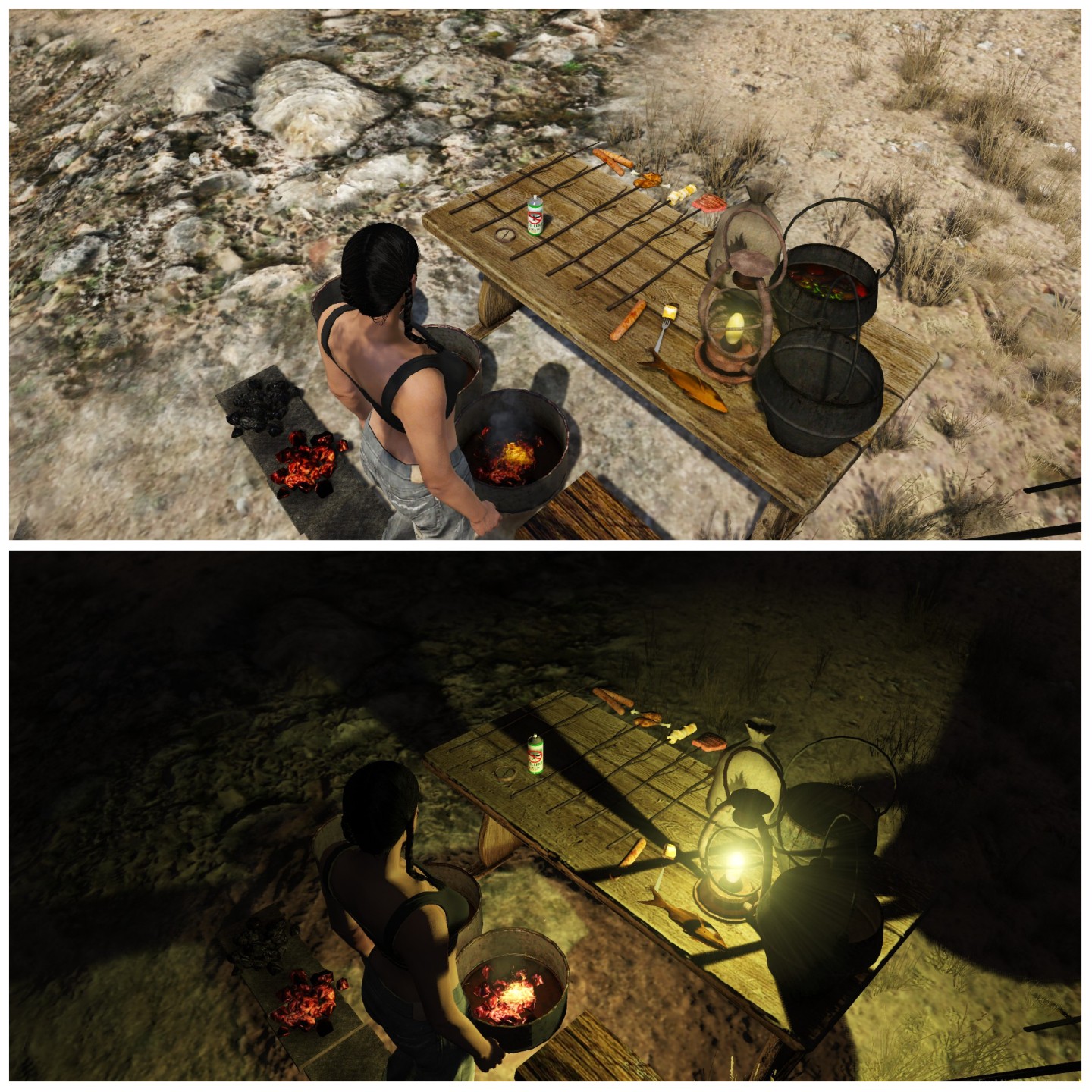 Camping props