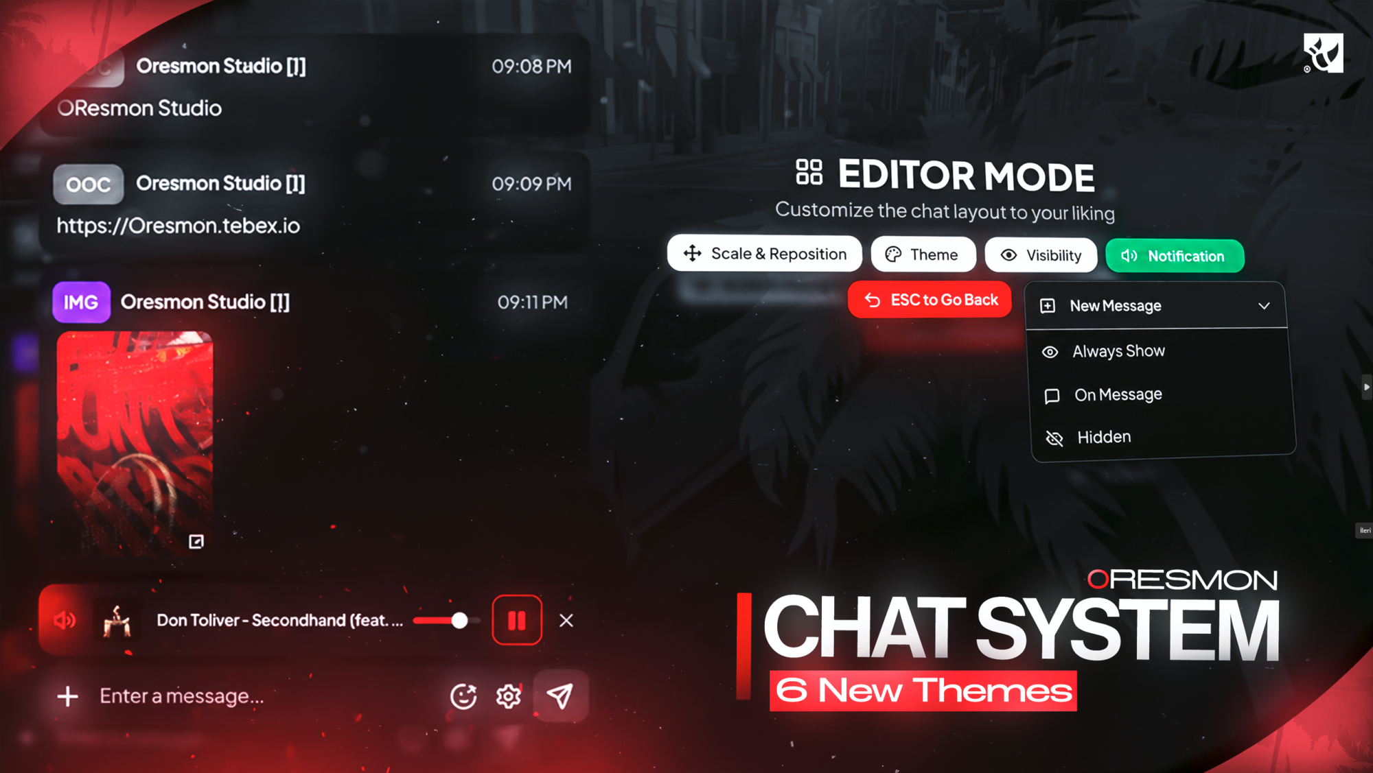 0R-Chat V4 6 Different Chat Designs Escrow | 0res