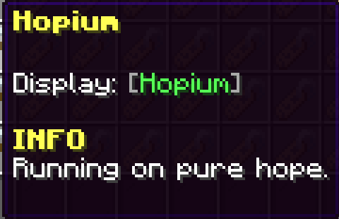 Hopium Tag