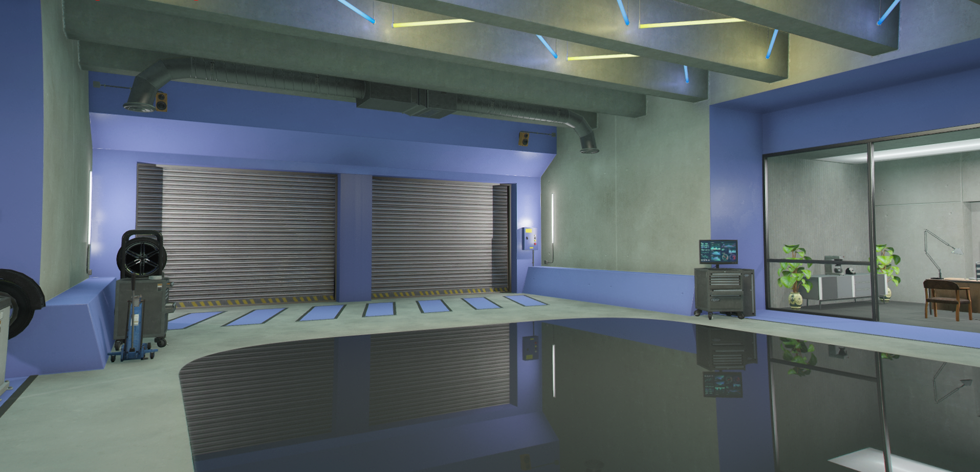 [The Neon Garage]mlo interior free