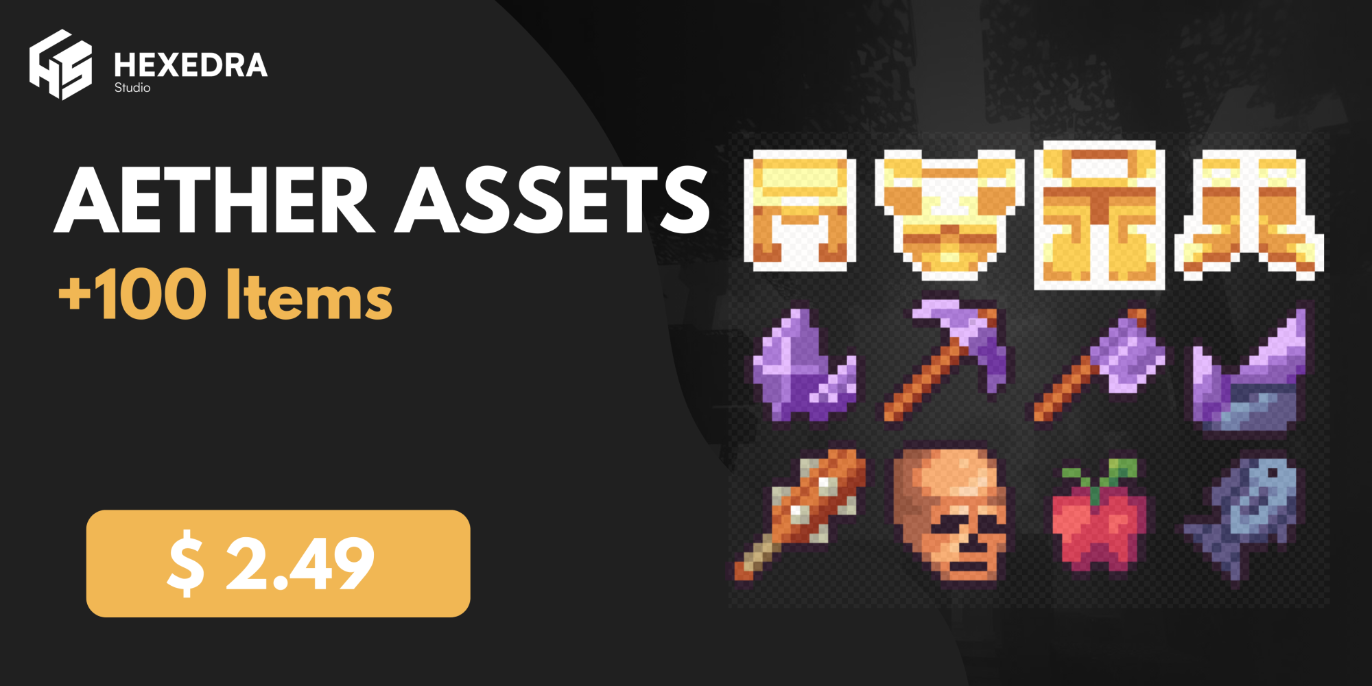 Aether Assets - Pixel RPG Items Pack v1.0