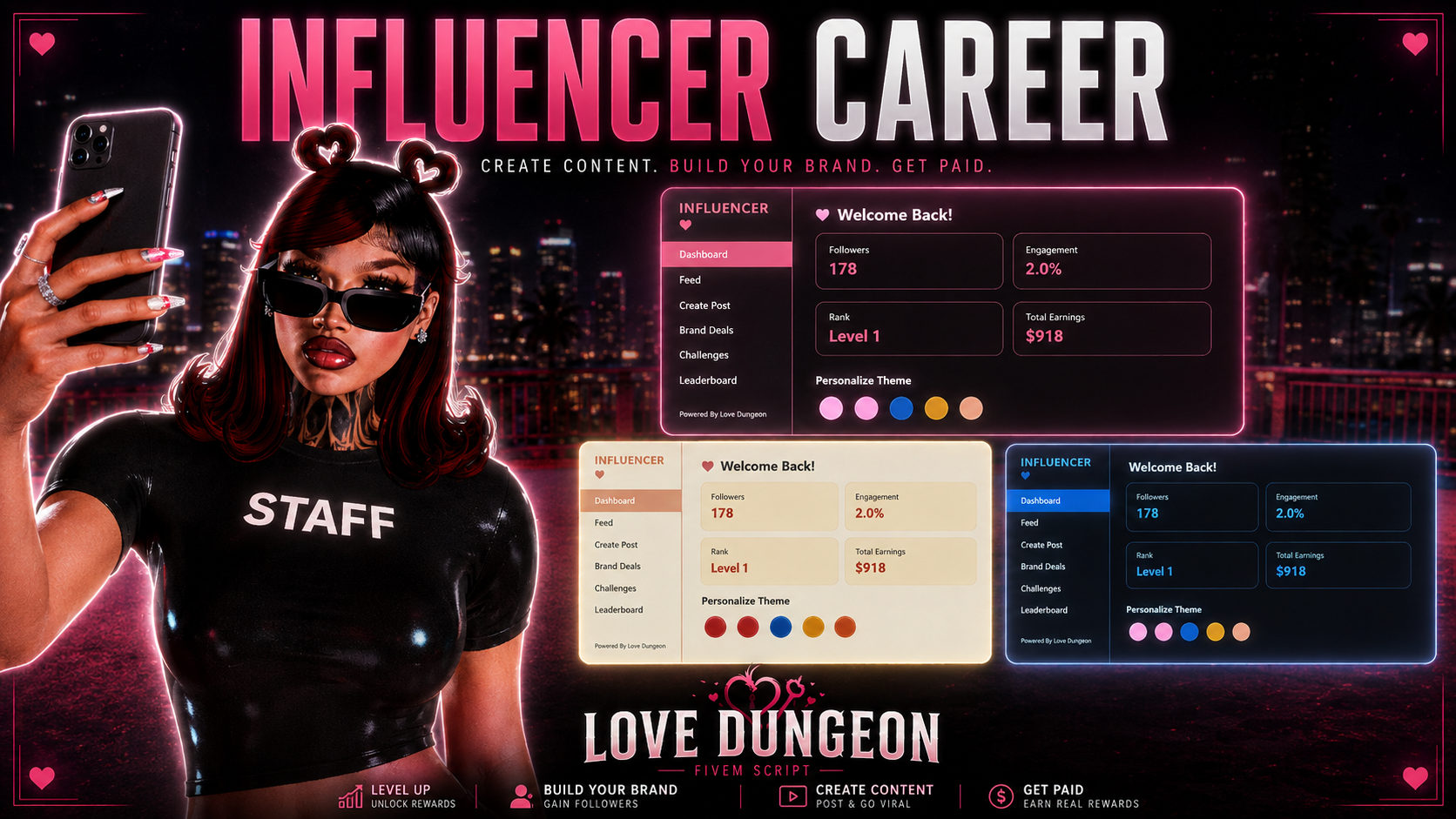 LD Influencer Career | QBCore & ESX