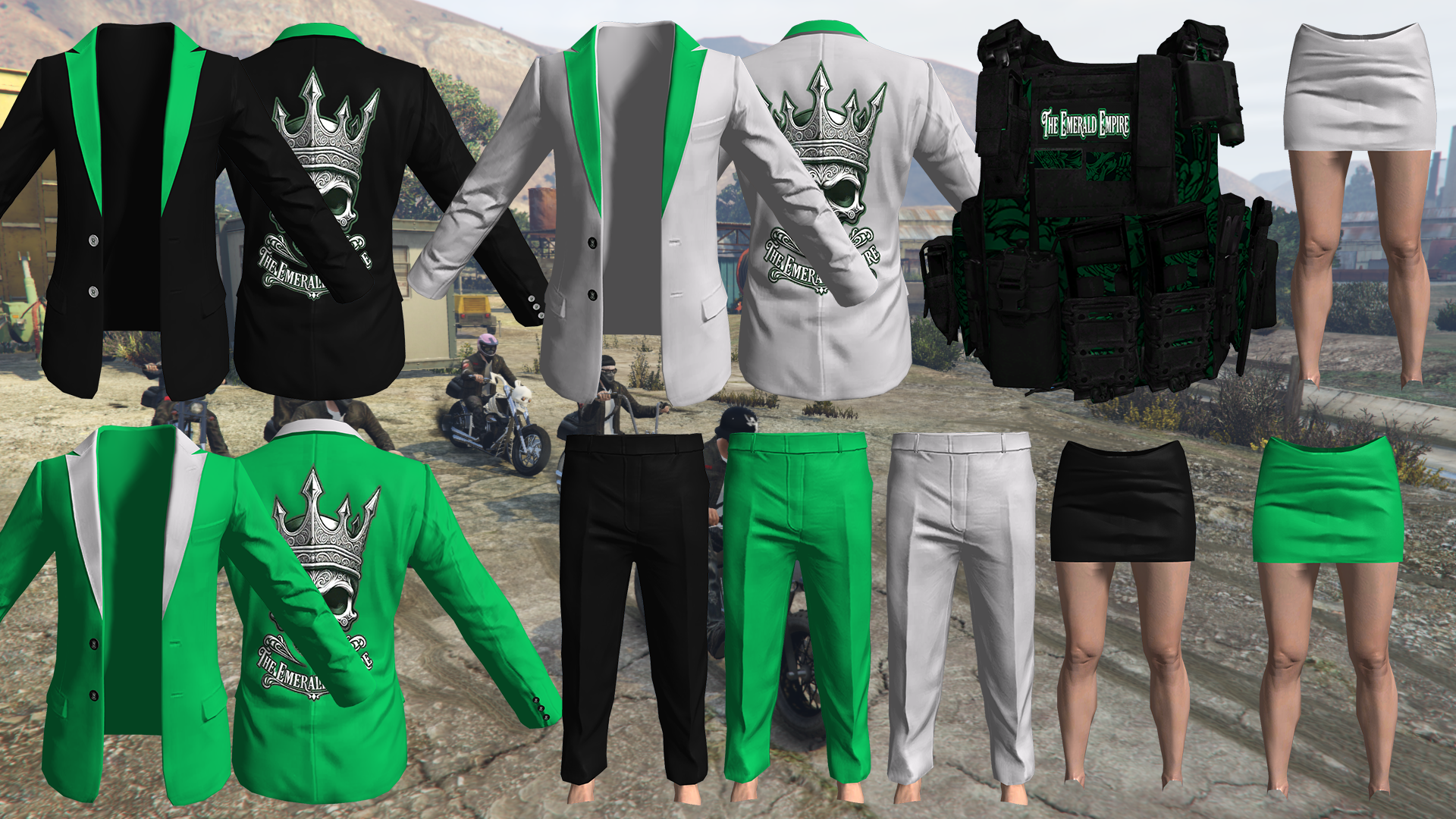 Emerald Empire Gang Uniform [M+F]