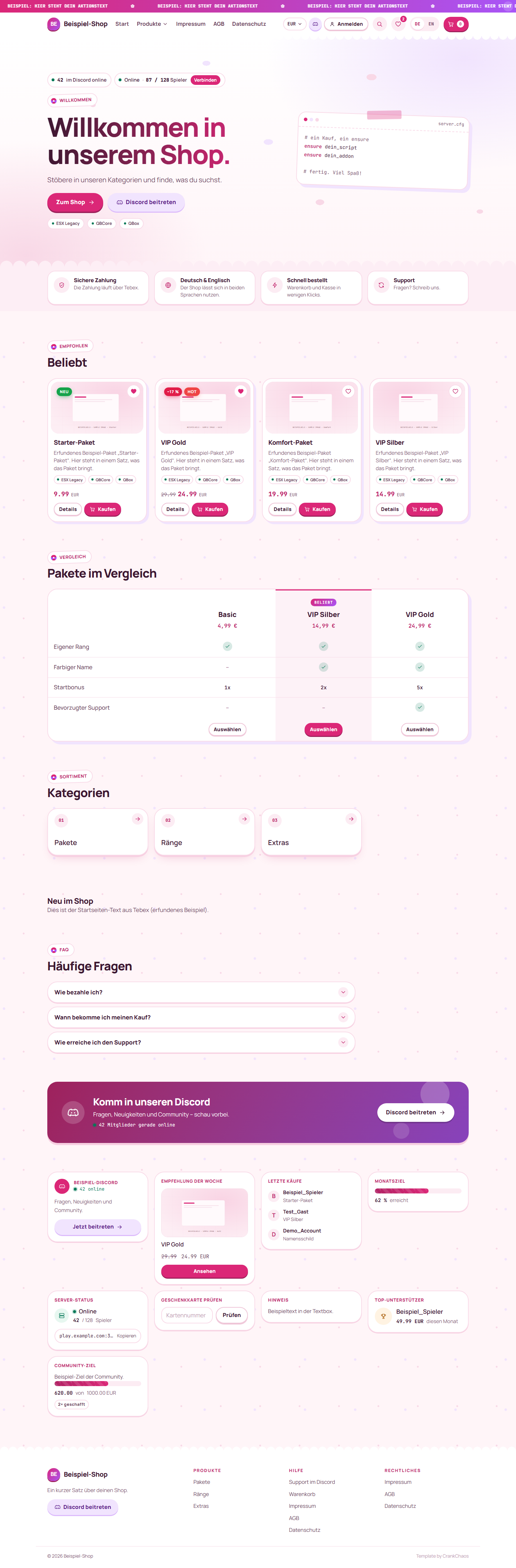 CrankChaos Tebex Template · Sakura – Bild 5