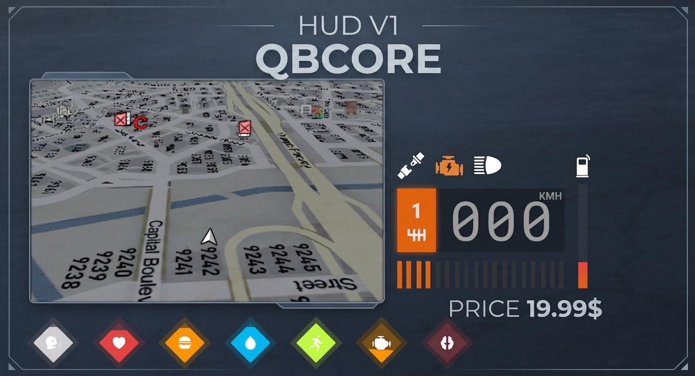 Ursula HUD V1 (QBCore)