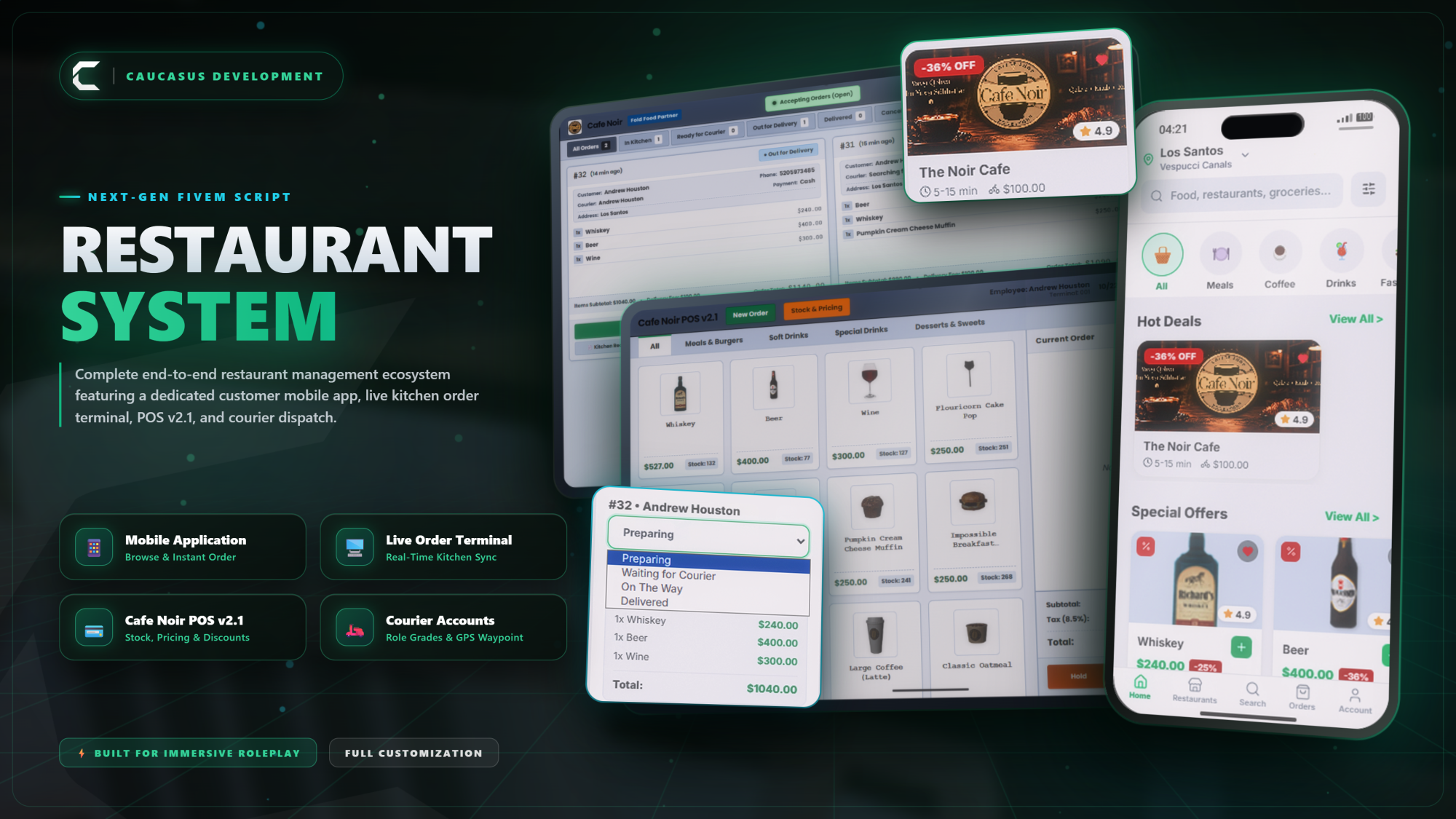 Restaurant System [With App]
