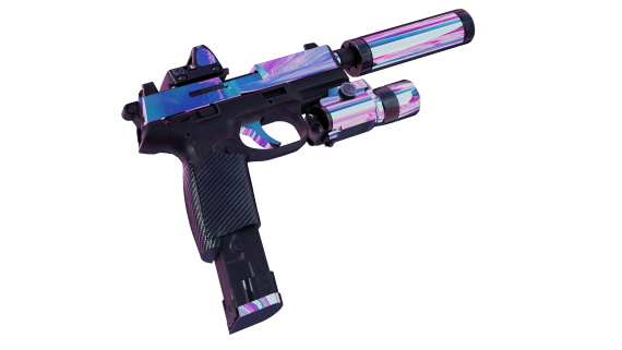 COMBAT Pistol Chromium Purple-Pink Edition.
